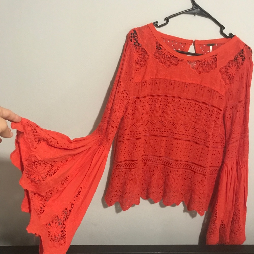 Free People Lace Top